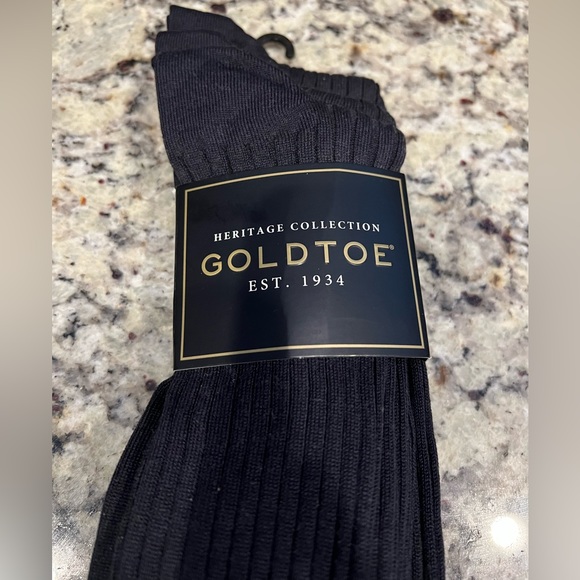 Gold Toe Underwear & Socks Gold Toe Navy Mens Dress Socks 3 Pack